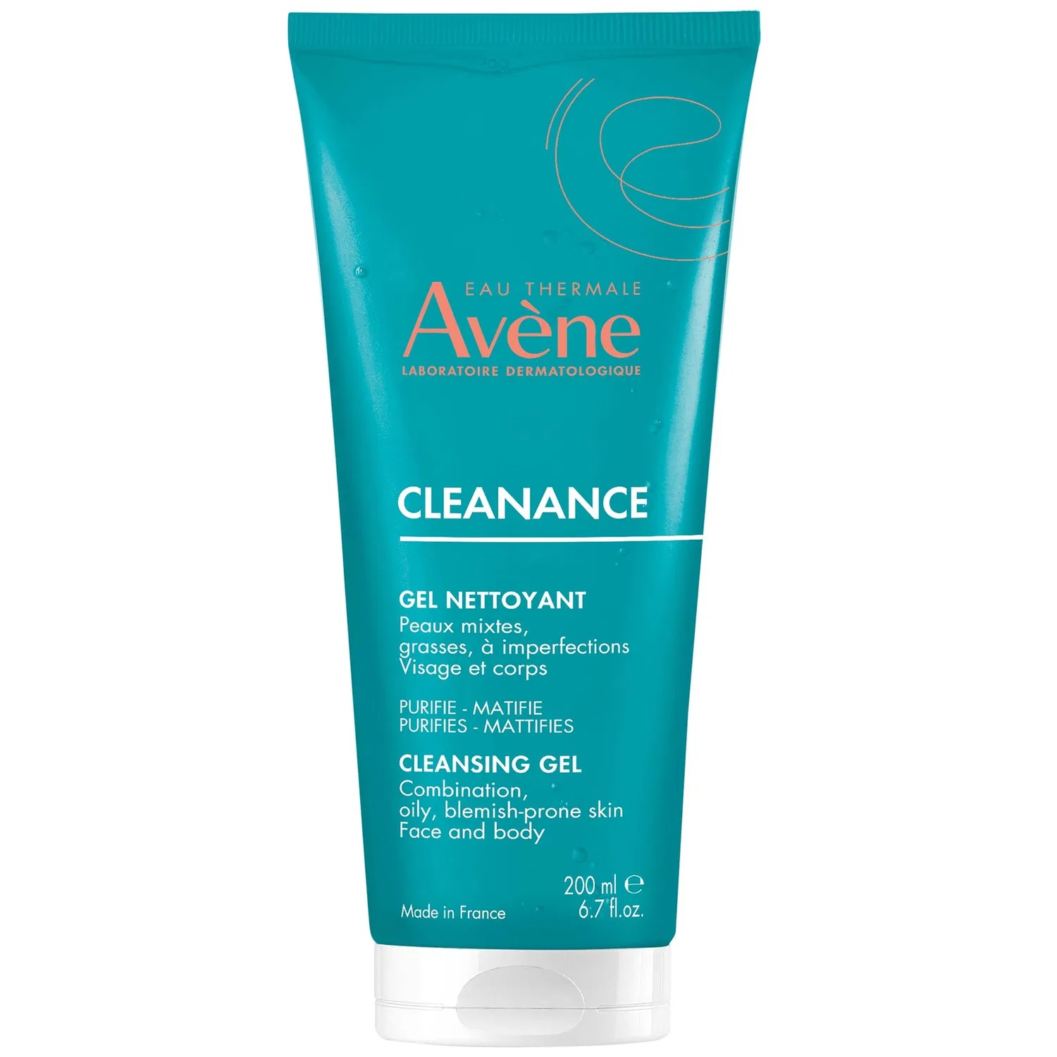 Гель для умывания Avene — Очищающий гель Cleanance для жирной, склонной к высыпаниям кожи, Avène, 200 мл