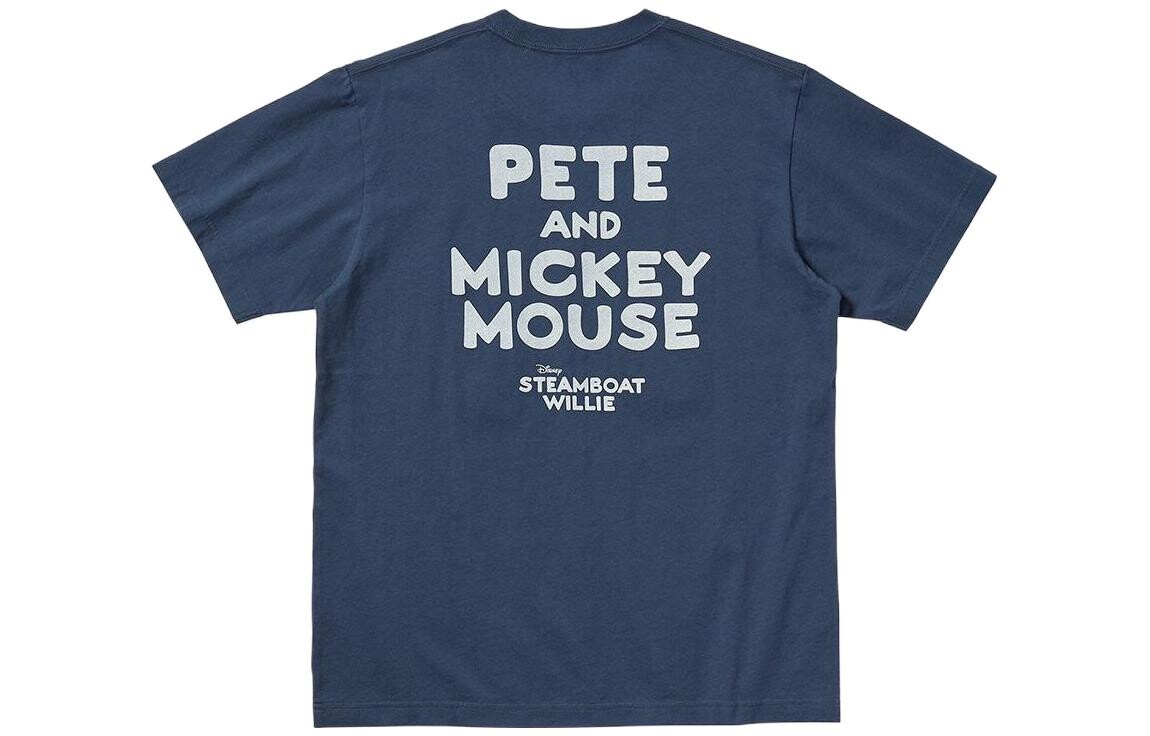 Футболка Disney X Disney Co-brand, унисекс, темно-синяя Uniqlo, синий — фото 2