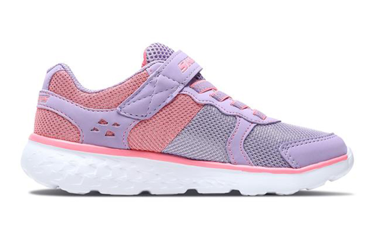 Детские кроссовки для бега Go Run 400 Sparkle Sprinters с амортизацией, износостойкими, дышащими и низким верхом Skechers, фиолетовый/розовый — фото 2