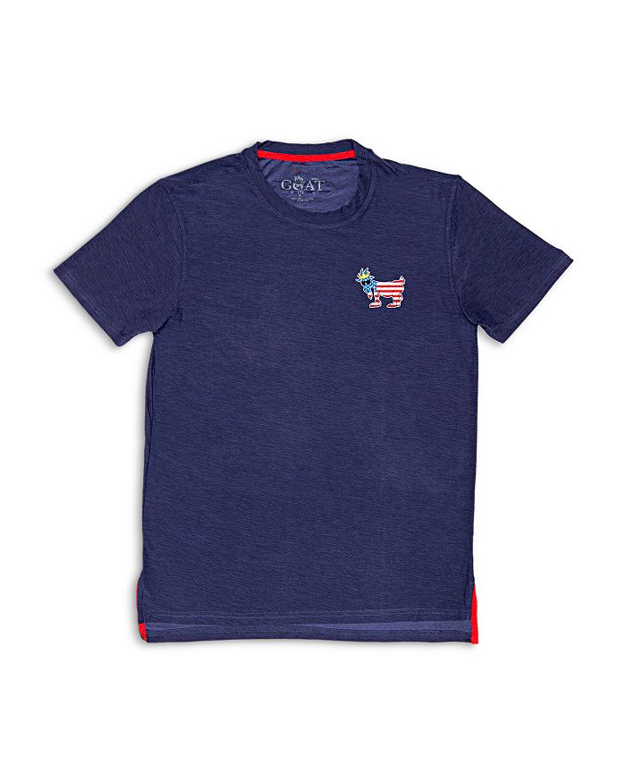 

Футболка с коротким рукавом для мальчиков Freedom Athletic - Big Kid GOAT USA, синий
