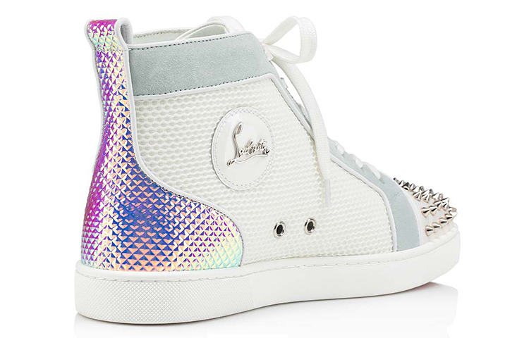 Классические высокие кеды для скейтбординга мужские CL High Top Christian Louboutin, original shoe box included — фото 4