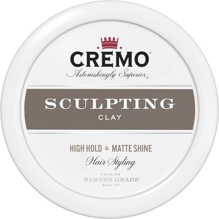 

Cremo Barber Grade глина для укладки волос для мужчин с матовой отделкой высокой фиксации 113 г