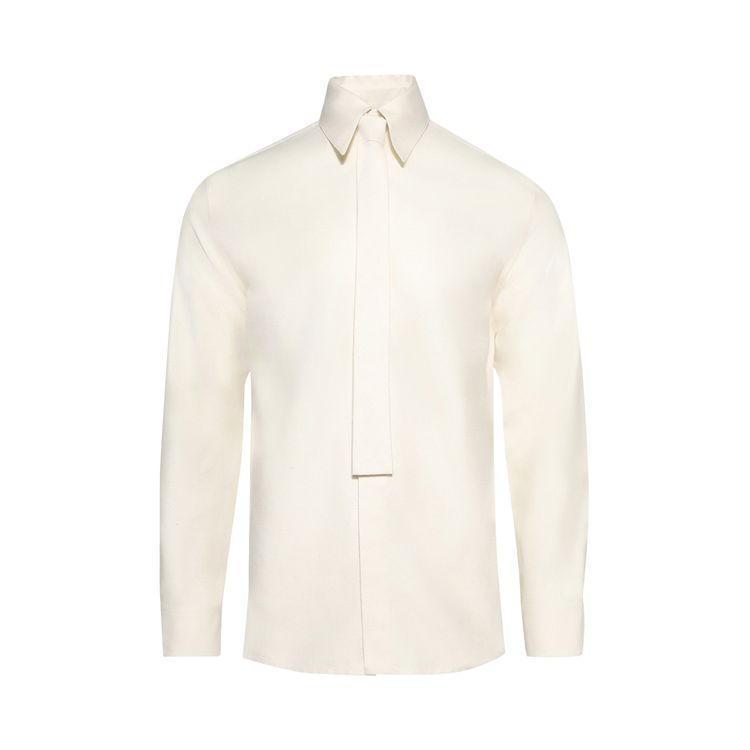 

Рубашка Jil Sander Tie-Detail Shirt 'Cloud', белый