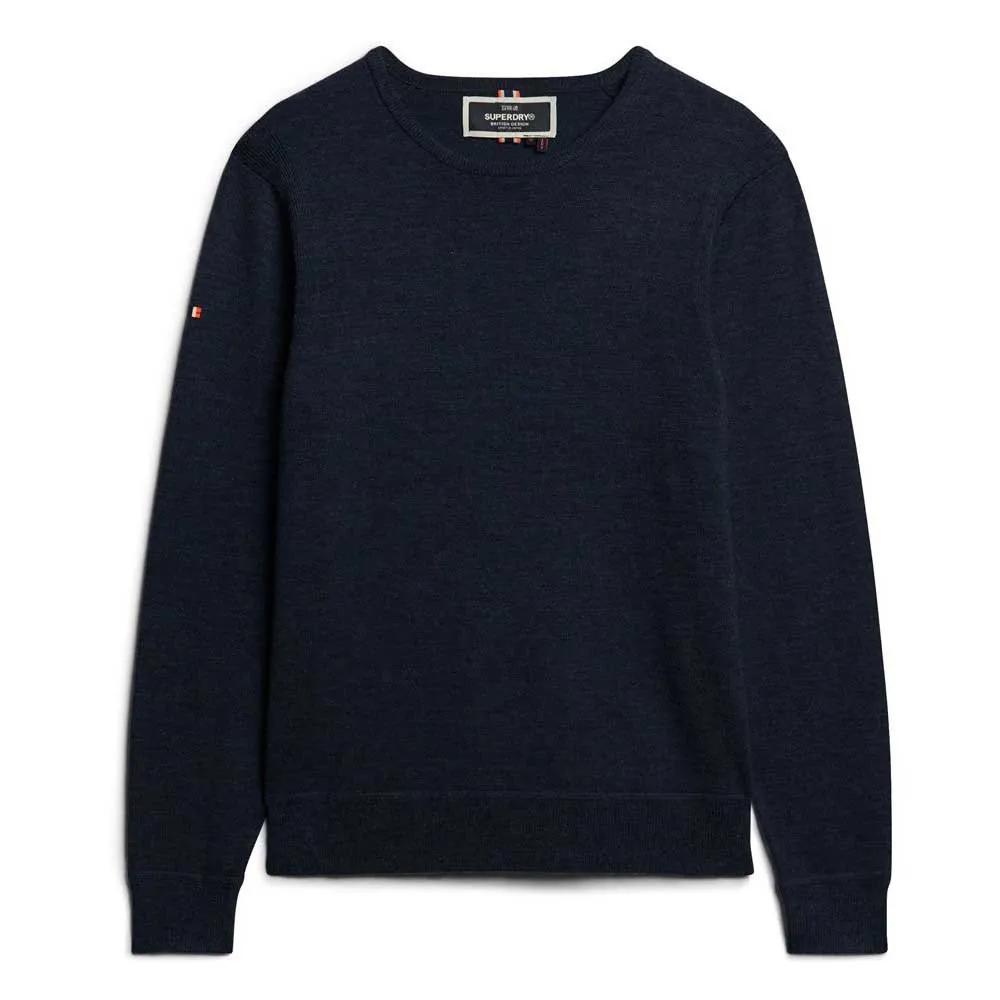 

Свитер Superdry Merino, черный/синий