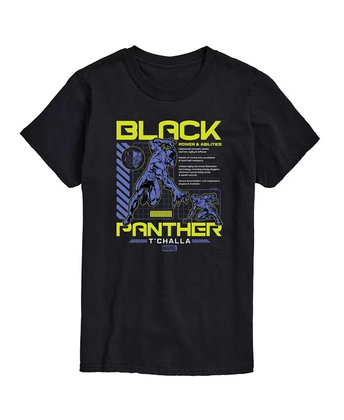 

Мужская футболка с коротким рукавом Black Panther AIRWAVES, черный