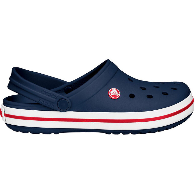 Сандалии с ремешком под крокодила Crocs, синий