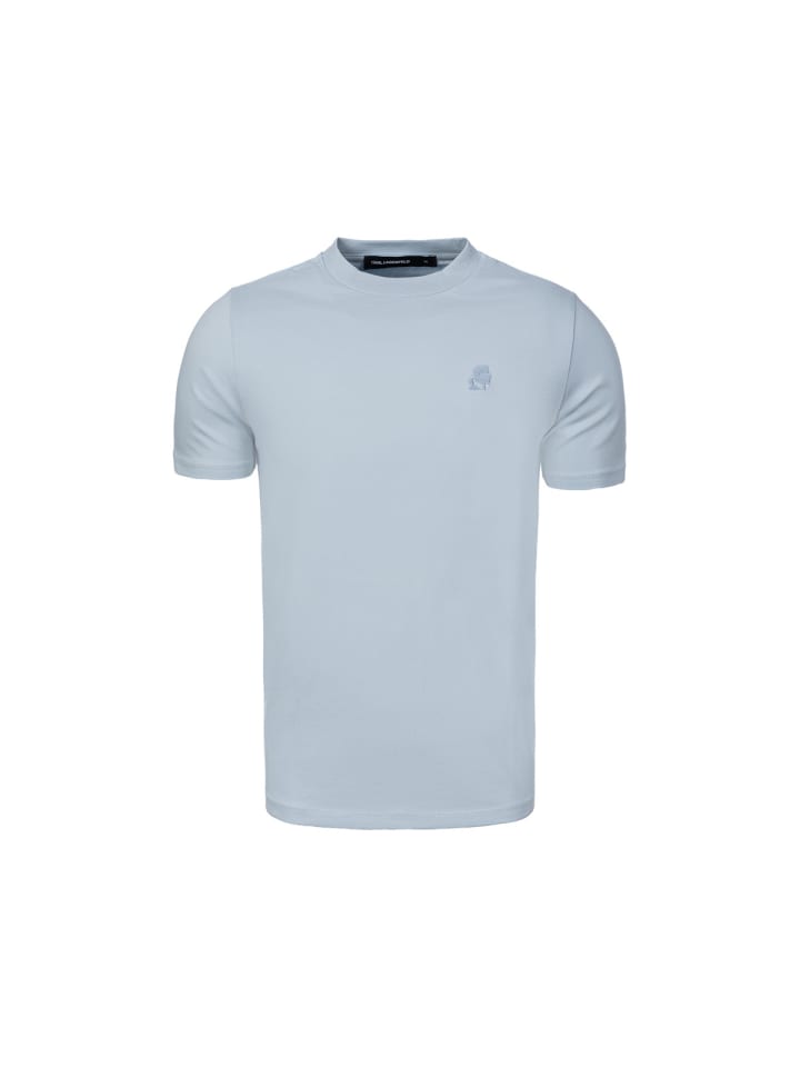 

Karl Lagerfeld Футболка 755750 светло-голубого цвета, Синий, Karl Lagerfeld Футболка 755750 светло-голубого цвета