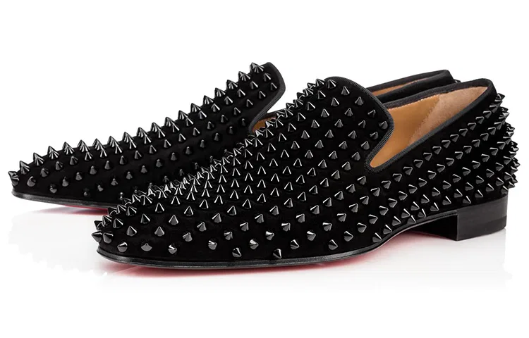 Лоферы с шипами Christian Louboutin без коробки — фото 4