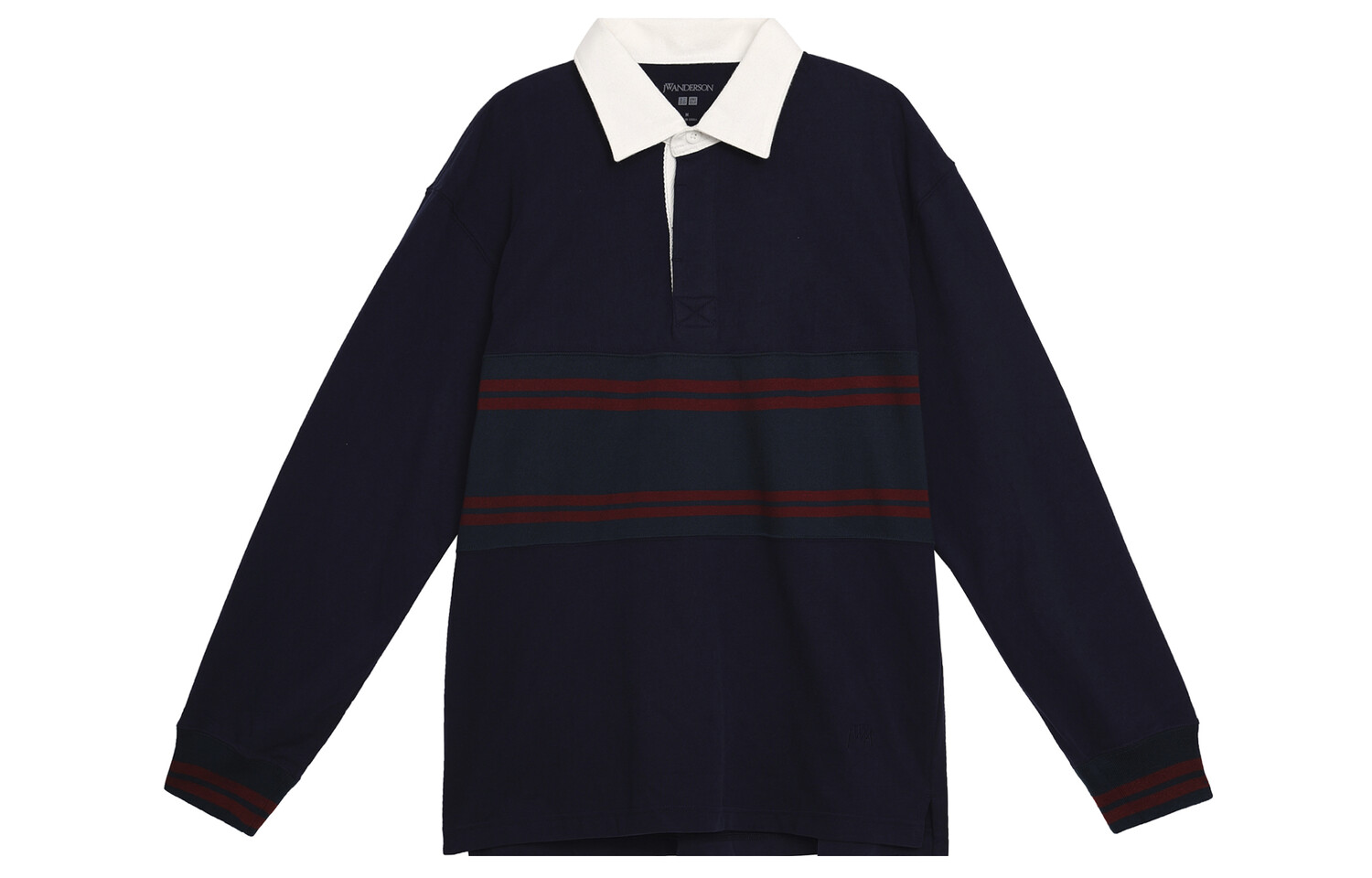 

Рубашка поло унисекс темно-синяя Uniqlo, темно-синий