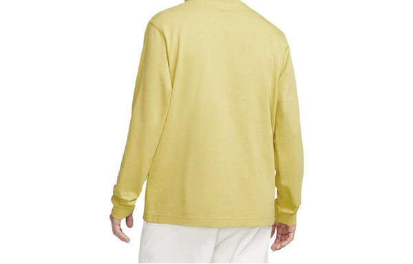 Толстовка Nike Solo Swoosh Long-Sleeve Top 'Yellow', желтый — фото 2