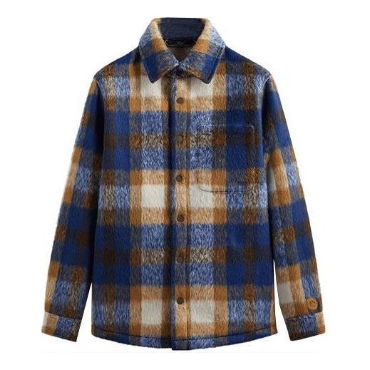 

Куртка check sheridan shirt jacket 'equilibrium' Kith, синий