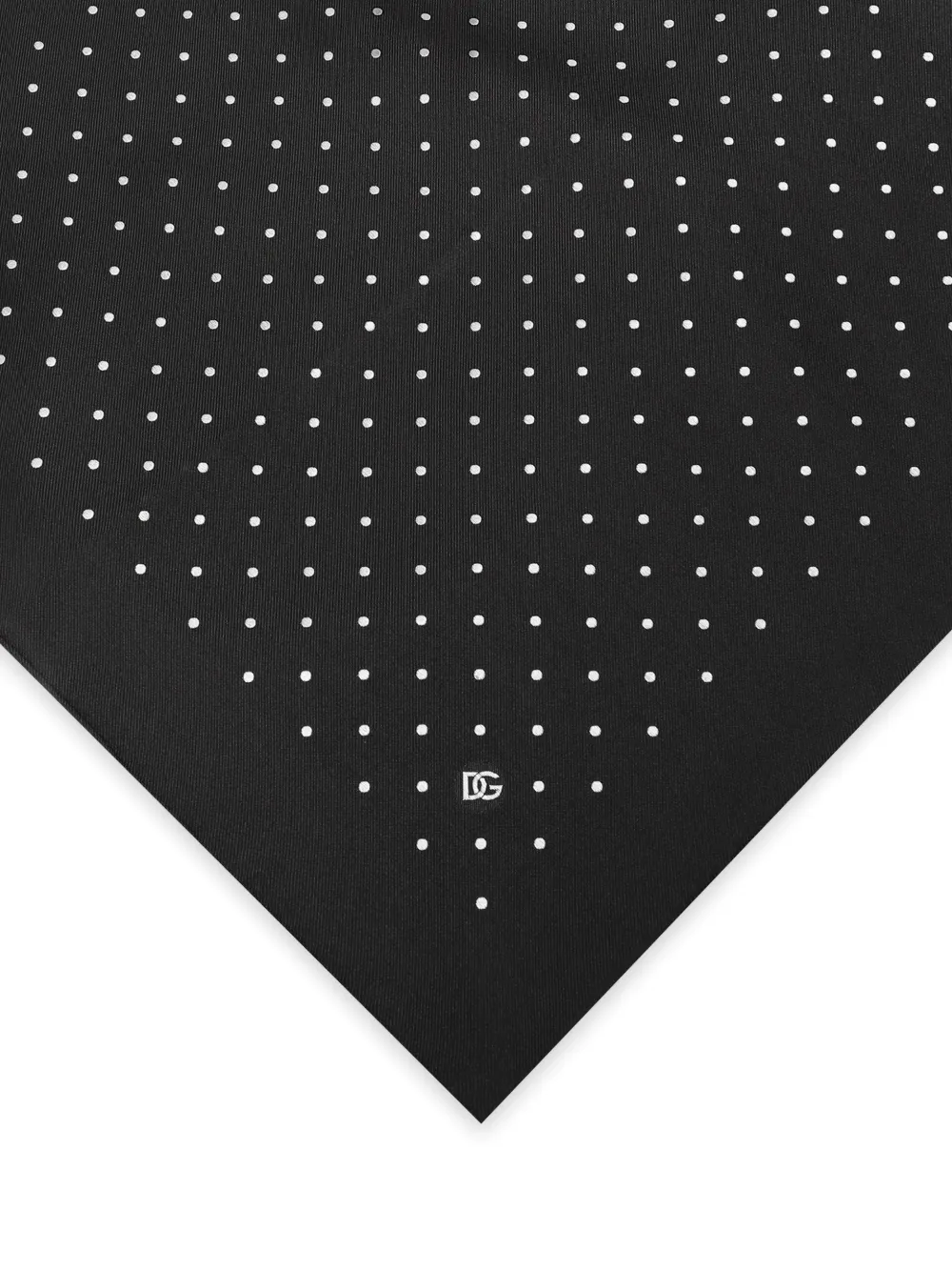 

Шелковый платок в горох DOLCE & GABBANA, черный