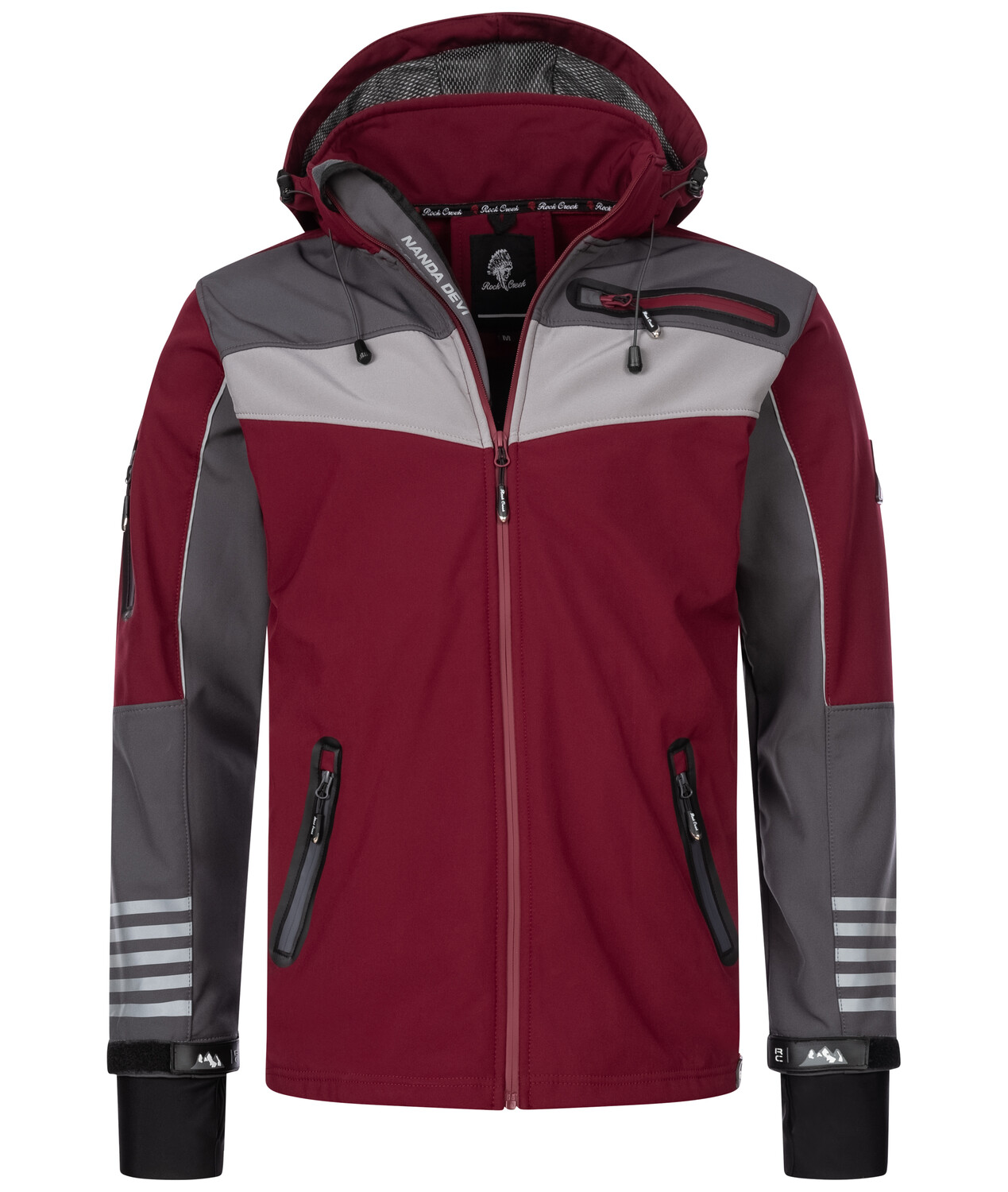 

Куртка Rock Creek Softshelljacke, цвет Weinrot