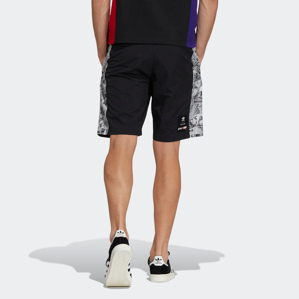 Шорты originals manga short 1 character printing sports shorts black Adidas, черный — фото 3