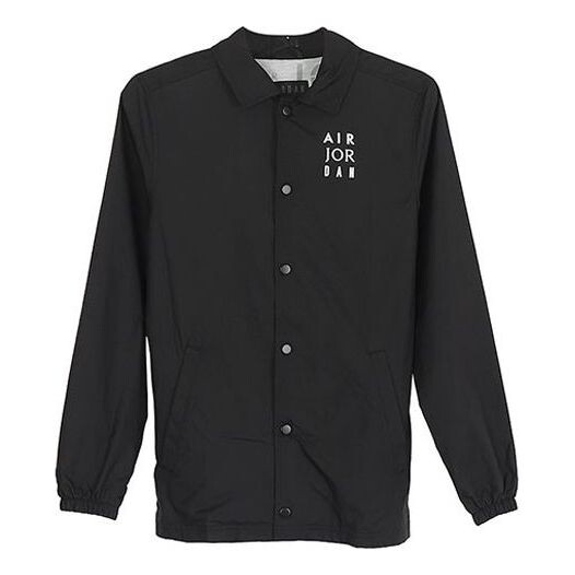 

Куртка jumpman coaches лацкан coach куртка Air Jordan, черный