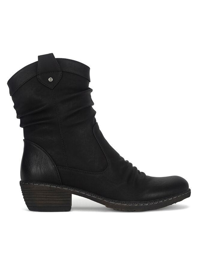 Ковбойские сапоги 93770-01 Rieker, черный