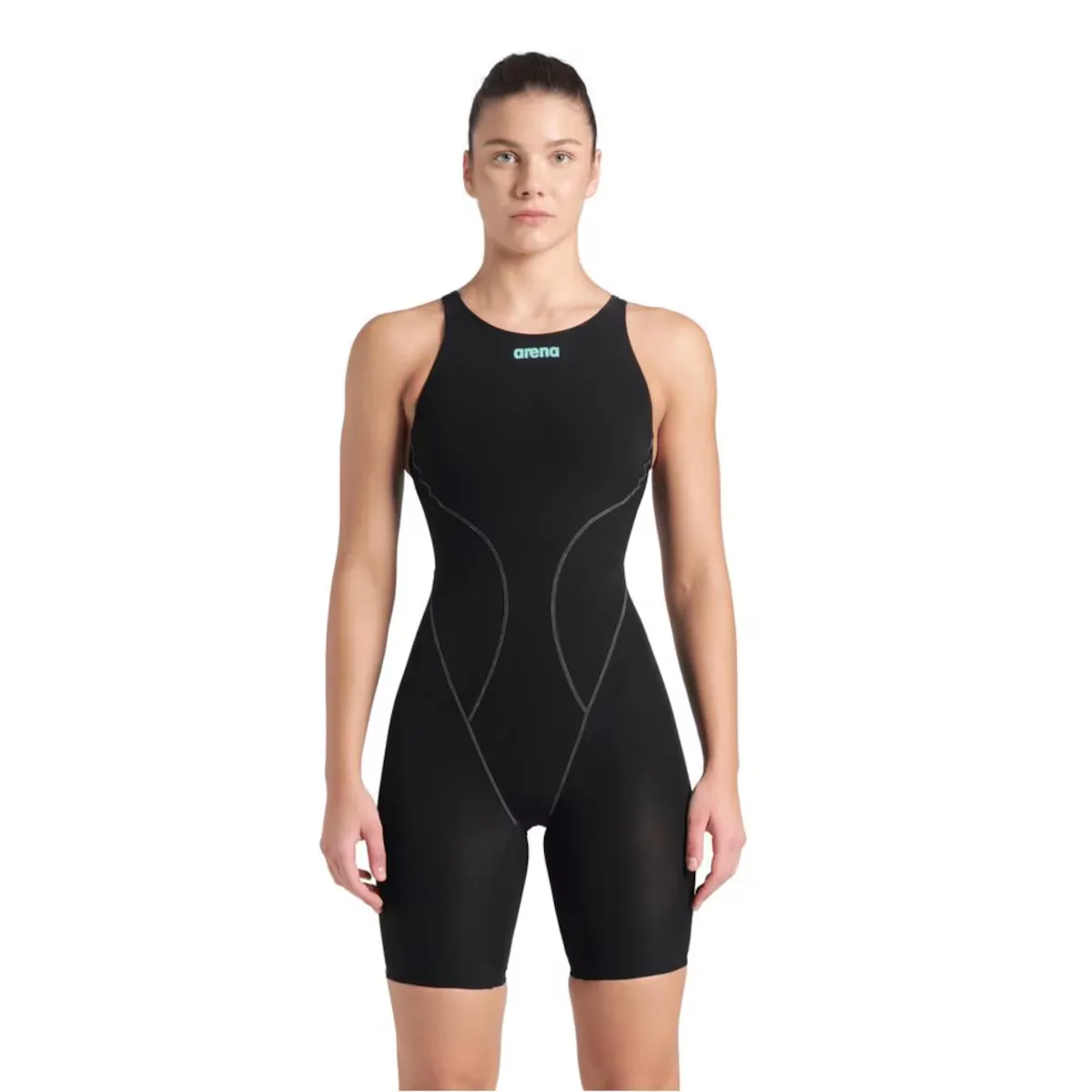 

Powerskin Impulso Arena Женский гоночный купальник, чёрный