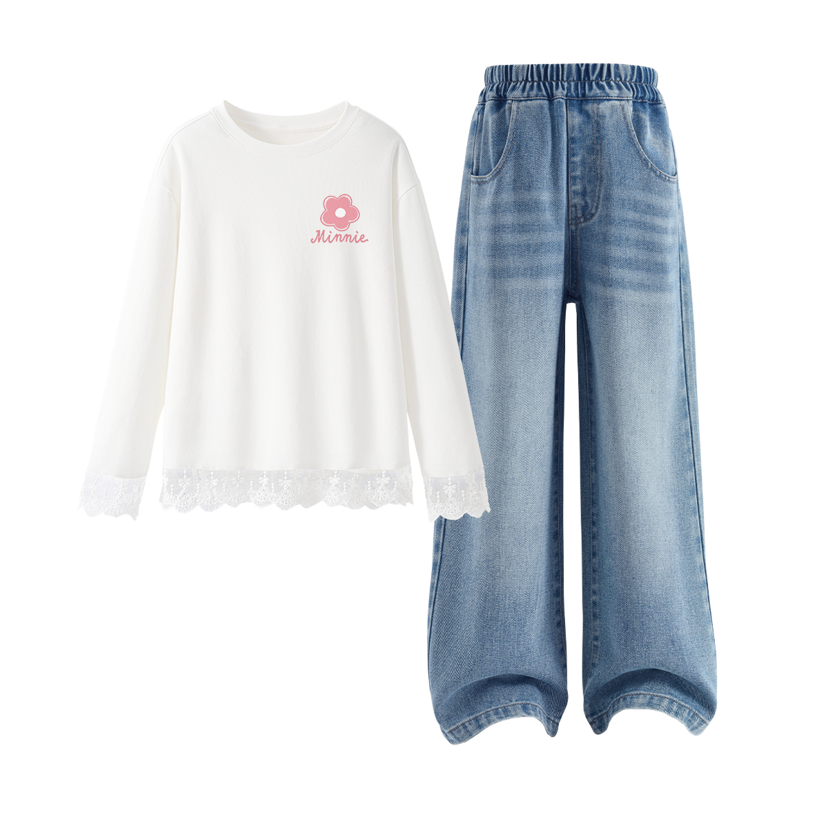 

Детская повседневная спортивная одежда Disney, светло-голубой