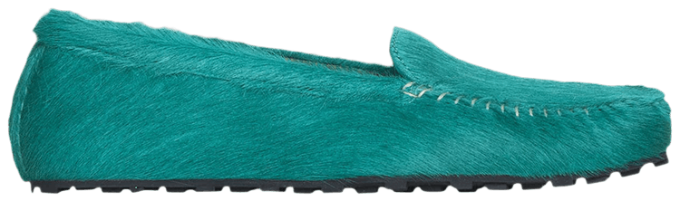 

Кроссовки Marni Moccasin 'Sea Green Calf Hair', зеленый