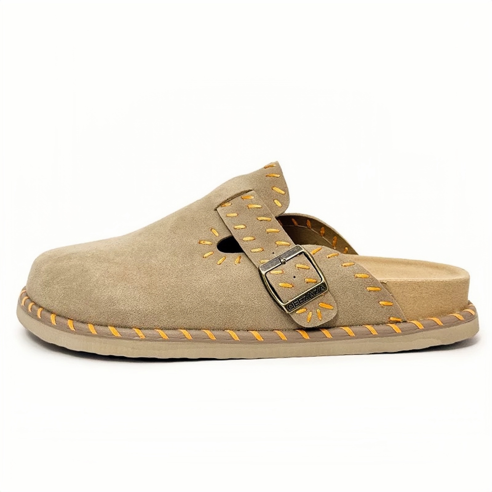 

TIMSVOL Закрытые тапочки унисекс цвета хаки с оранжевым, цвет Khaki Orange