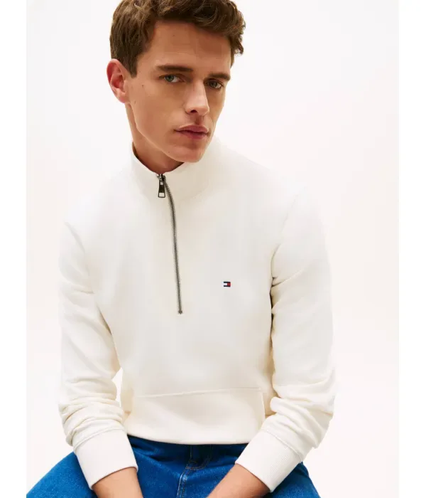 Толстовка TERRY regular fit Tommy Hilfiger, экрю — фото 4