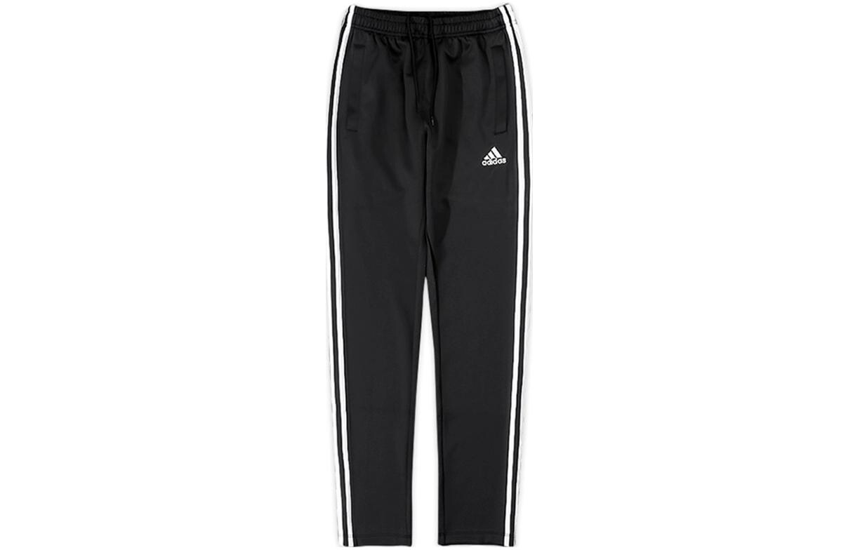 

Повседневные брюки мужские черные/белые Adidas, черный/белый