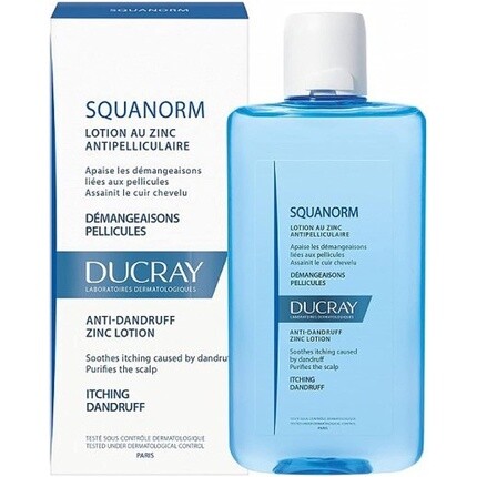 

 Ducray Squanorm Цинковый лосьон против перхоти 200 мл