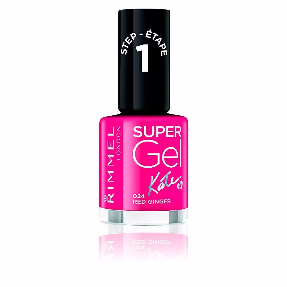 

Лак для ногтей Kate super gel nail polish Rimmel london, 12 мл, 024-red ginger