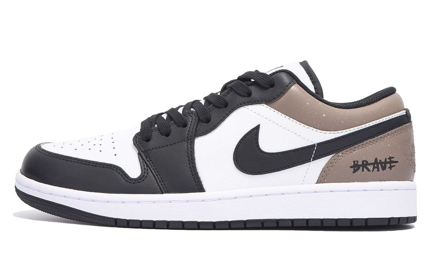 

Кроссовки Air Jordan 1 Vintage Basketball Shoes Men Low-top Brown/black/white, цвет Coffee