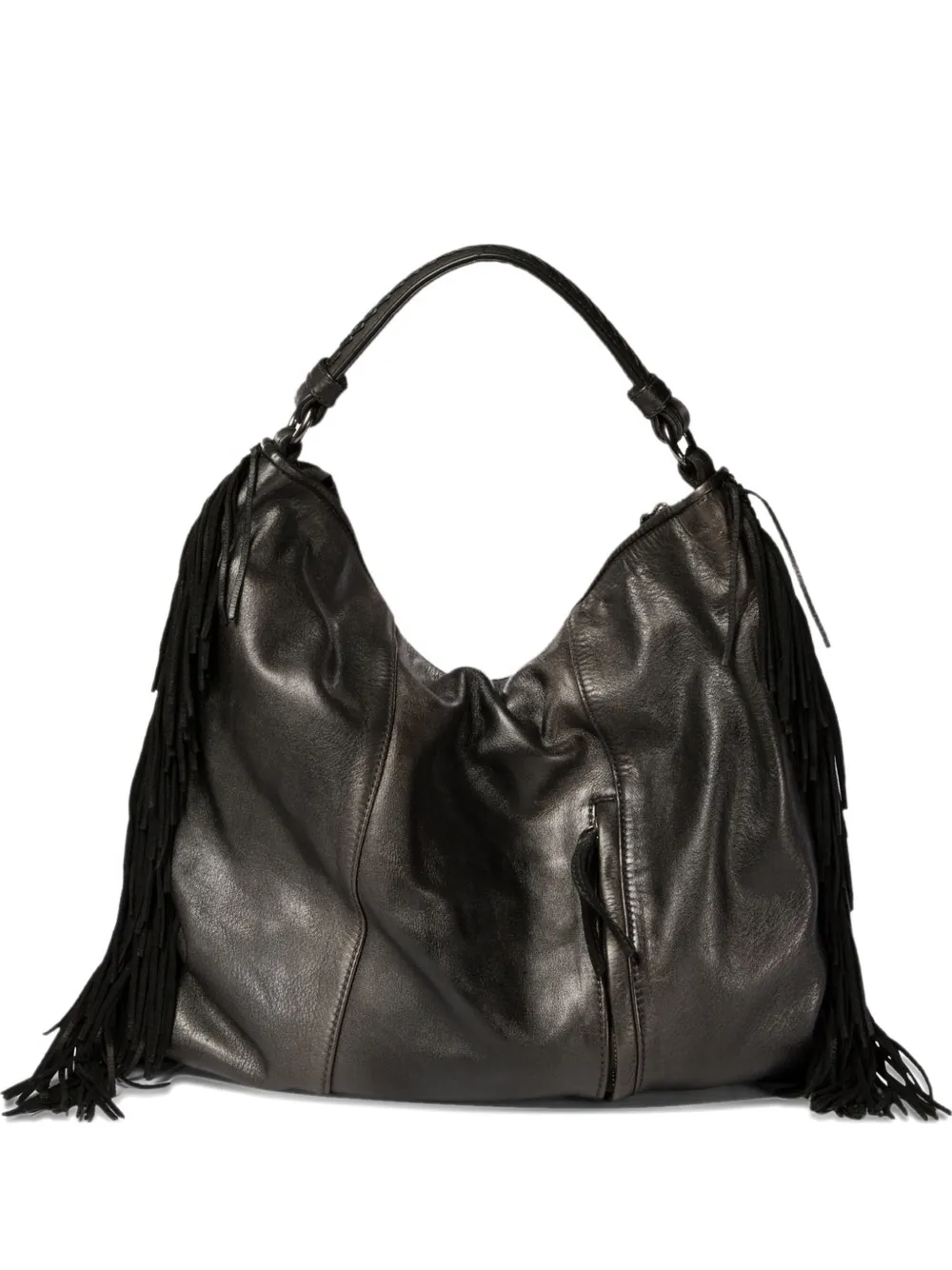 

Сумка на плечо с бахромой по краю Reptile'S House, черный