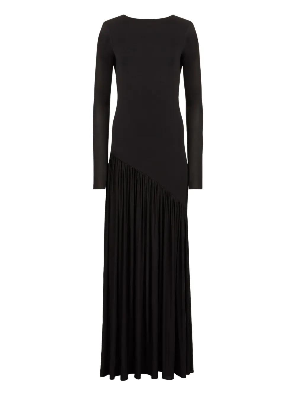 

Платье макси асимметричного кроя Nina Ricci, черный