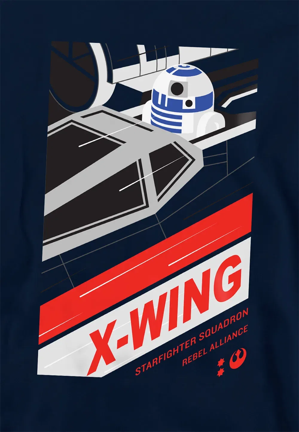 Детская худи Star Wars R2D2, Disney, темно-синий — фото 2