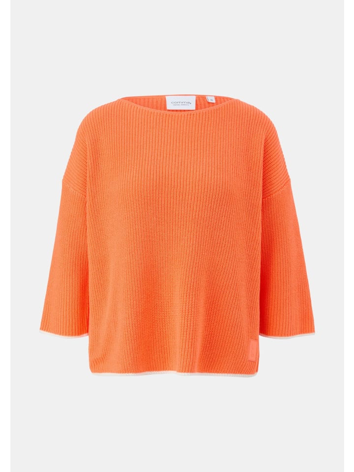 

вязаный свитер в цвете 2400_оранжевый comma