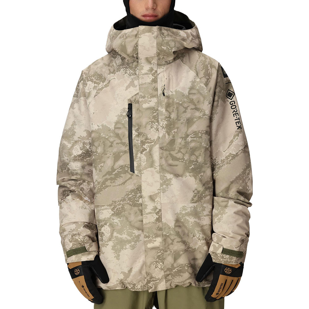 

Куртка для сноуборда 686 GORE-TEX Core Shell (мужская), Limestone Hemisphere Print