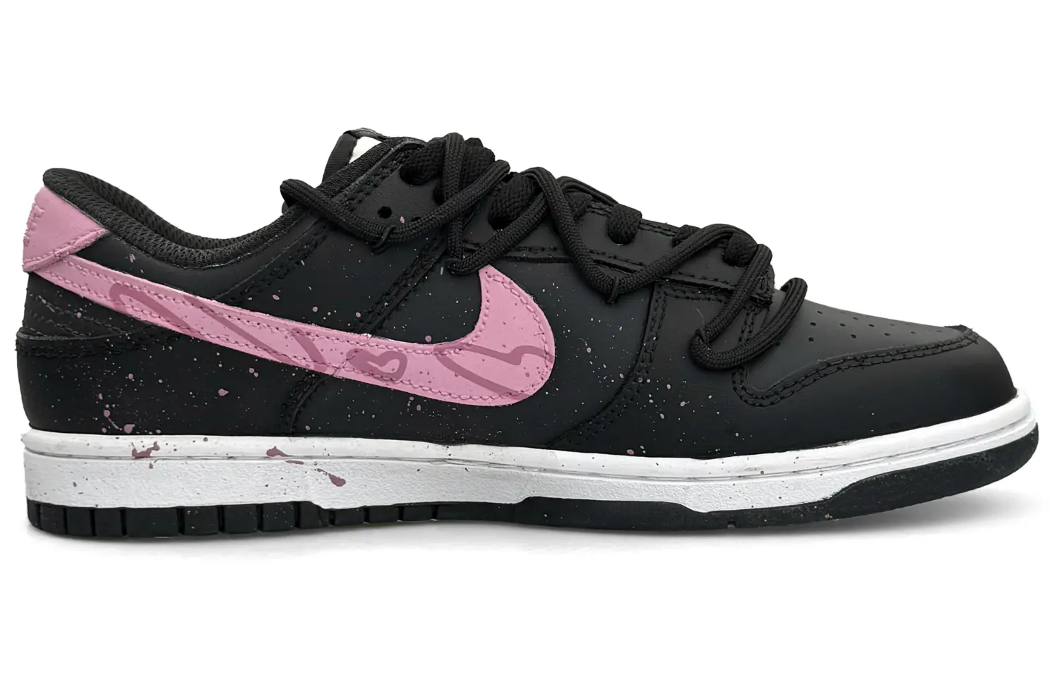 

Кроссовки Nike Dunk Skateboarding Shoes Unisex Low-top Pink, черный