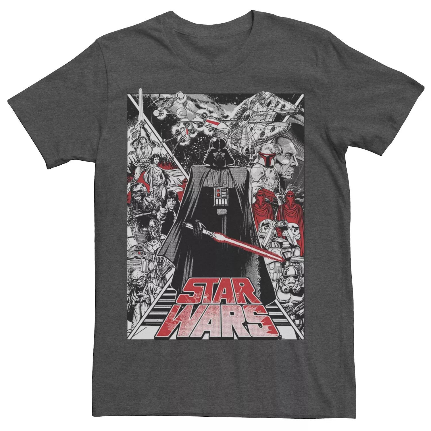 

Мужская футболка с рисунком X-Wars Star Wars