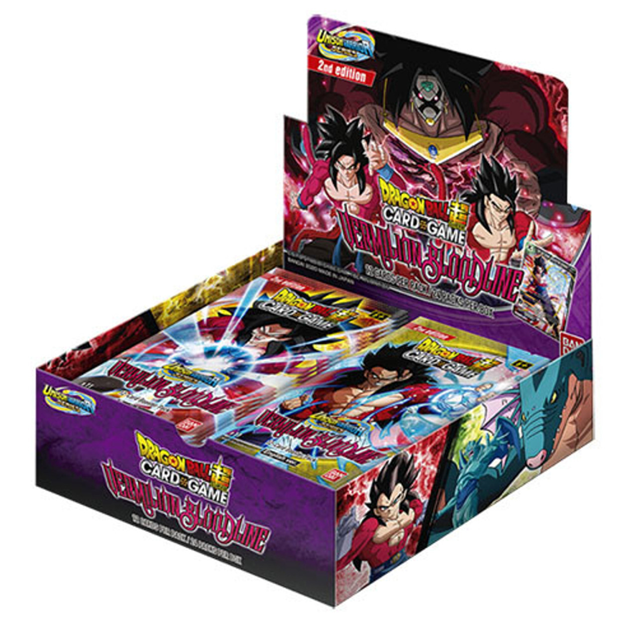 

Карточная игра Dragon Ball Super TCG: Unison Warrior Series 02 - Vermilion Bloodline B11 - Booster Box (2nd Edition)