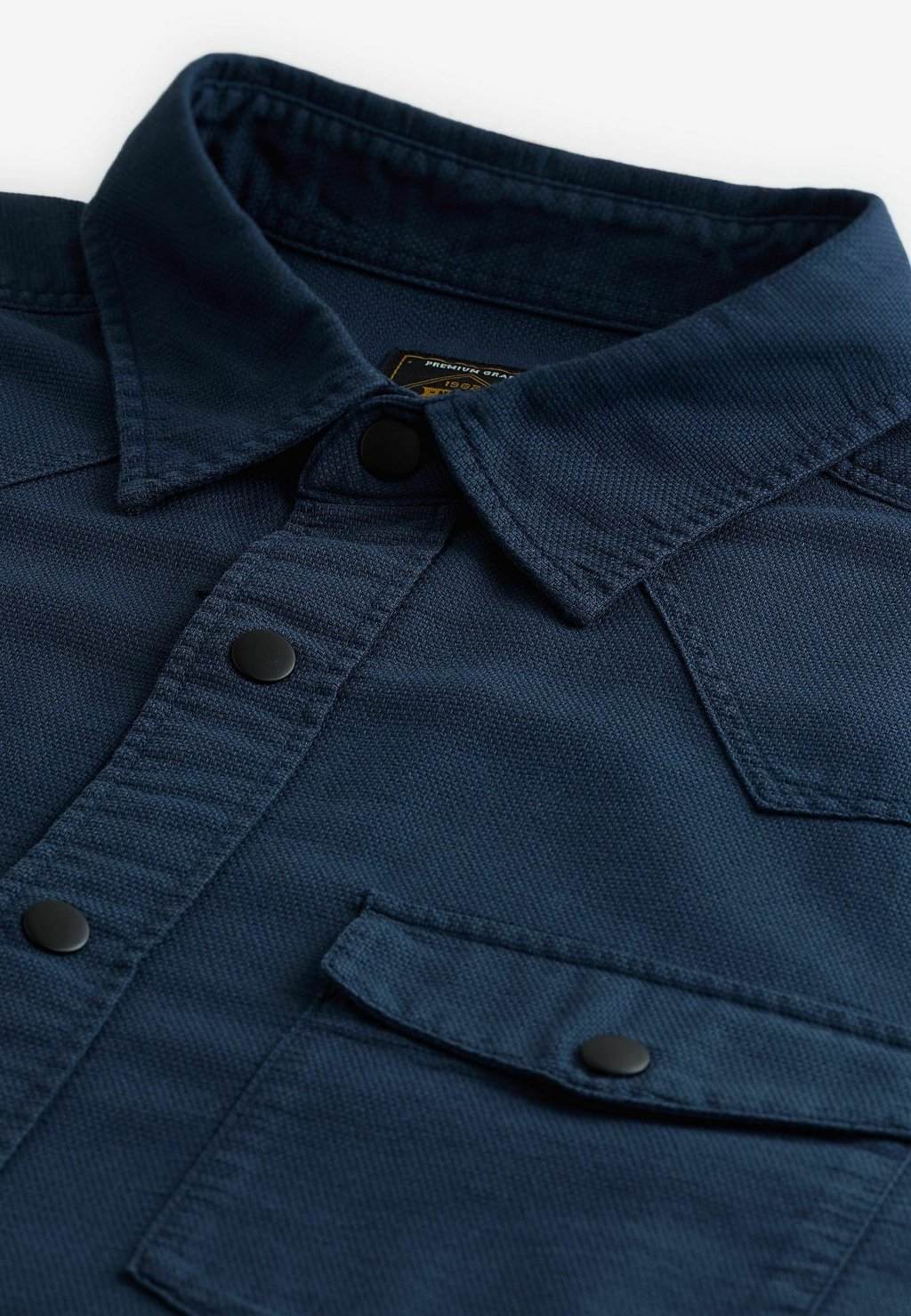 

Рубашка TWIN POCKET TEXTURED LONG SLEEVE Next, синий