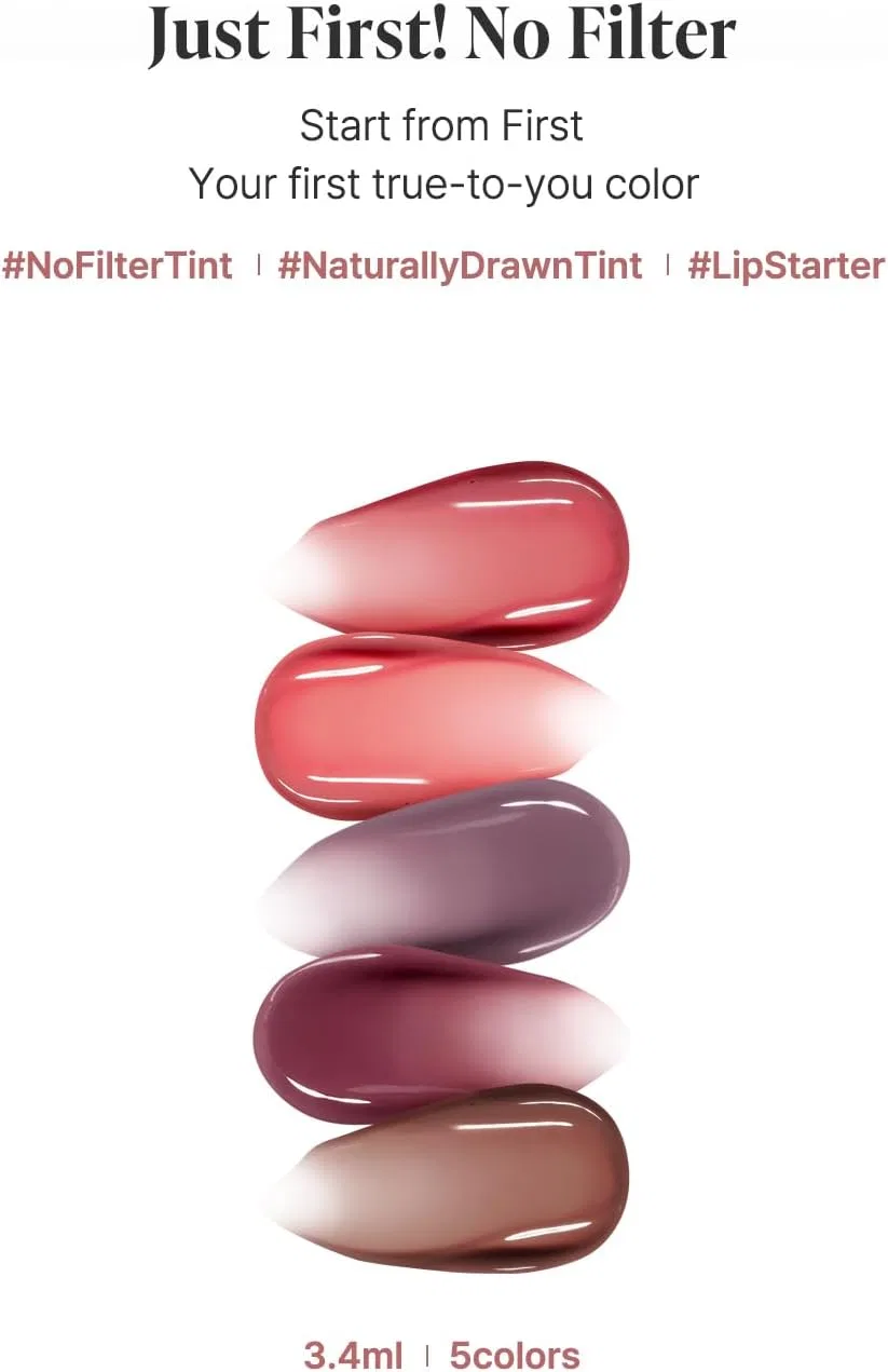 Тинт для губ Heart Percent Dot On Mood Fast Tint, 0.12 oz, №02 Plain Peach — фото 4