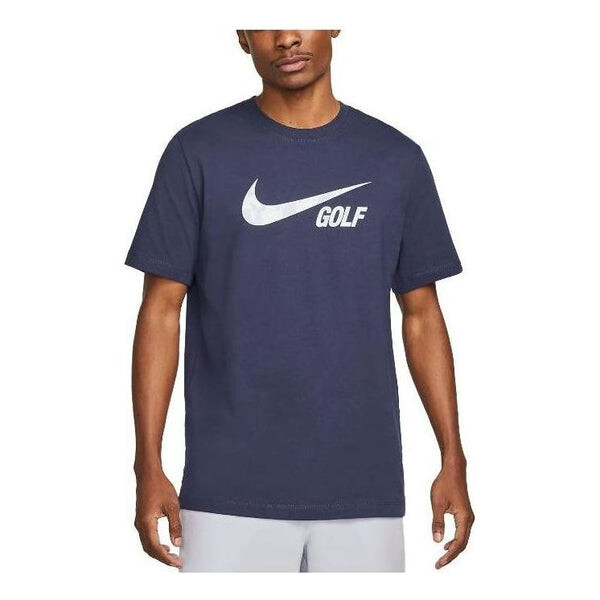 

Футболка с логотипом гольф футболка Nike, синий