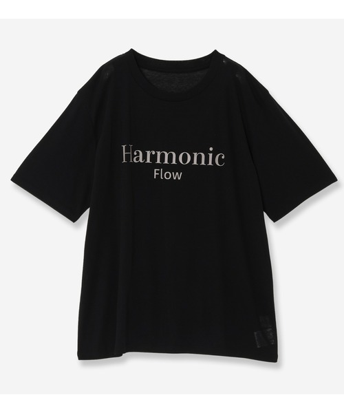 

Футболка прозрачная с логотипом Harmonic Flow R-ISM, черная