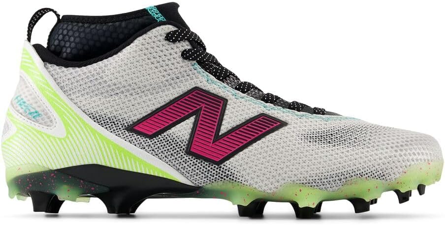Мужские кроссовки для лакросса New Balance Freezelx V5, белый/черный — фото 3