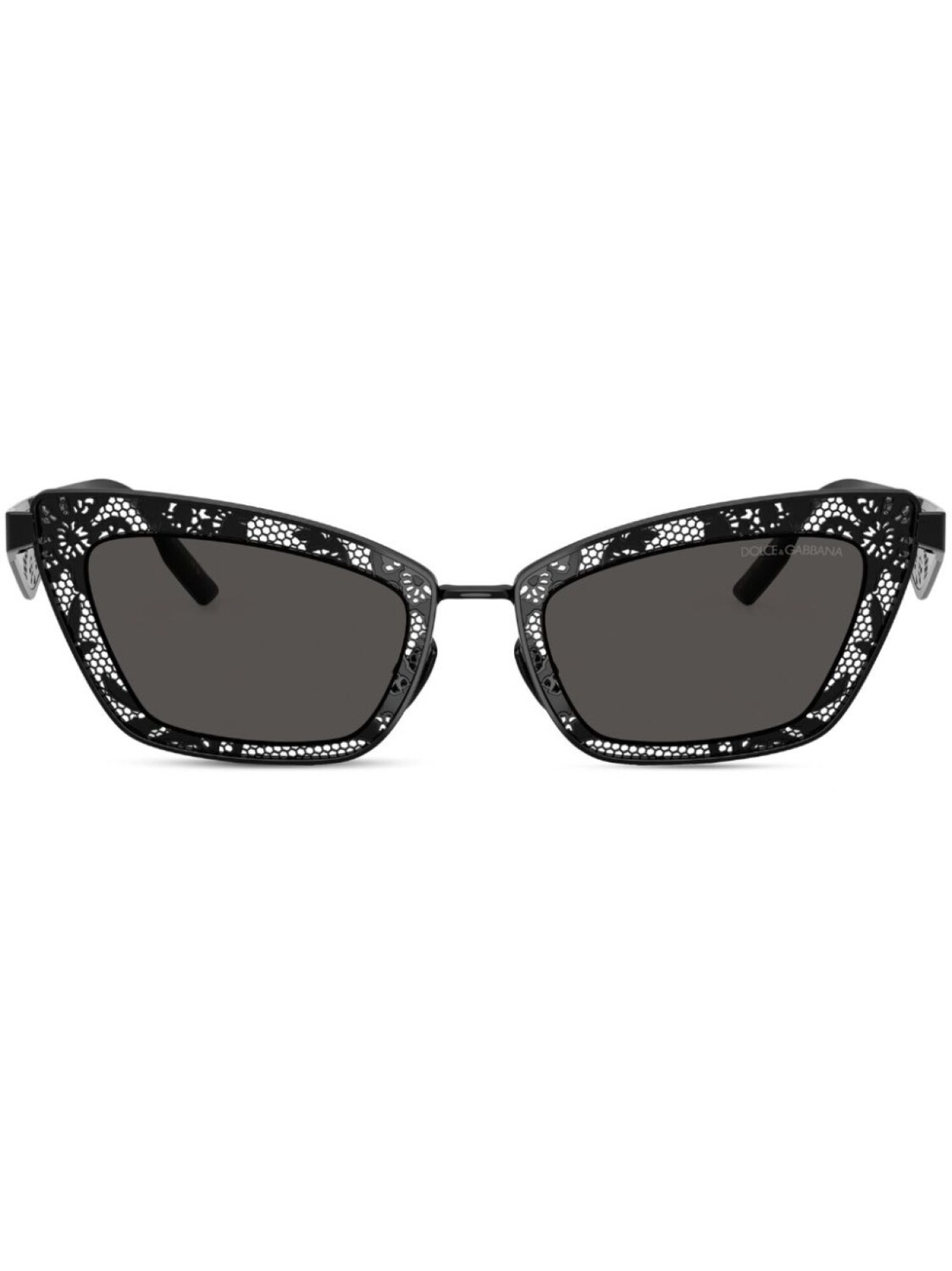 

Солнцезащитные очки в оправе 'кошачий глаз' Dolce & Gabbana Eyewear, черный
