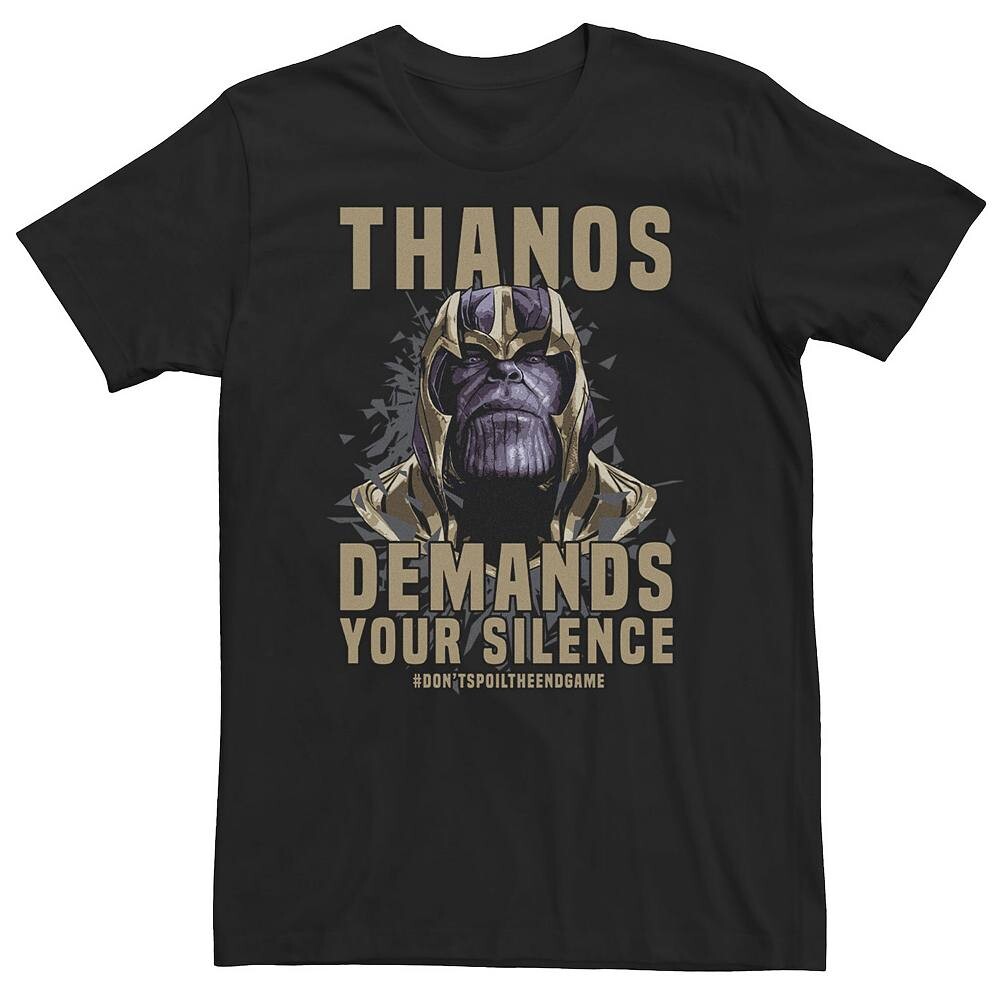 

Большой и высокий Танос из Marvel Avengers Endgame #DontSpoilФутболкаEndgame, черный