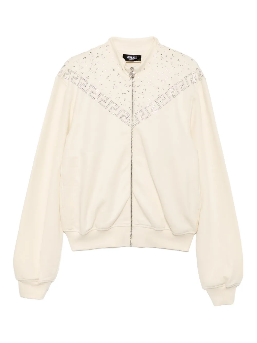

Толстовка с вышивкой Greca Versace Kids, нейтральный