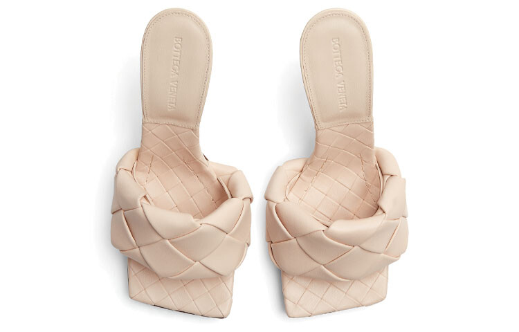 Lido High Heels женские бежевые Bottega Veneta — фото 3