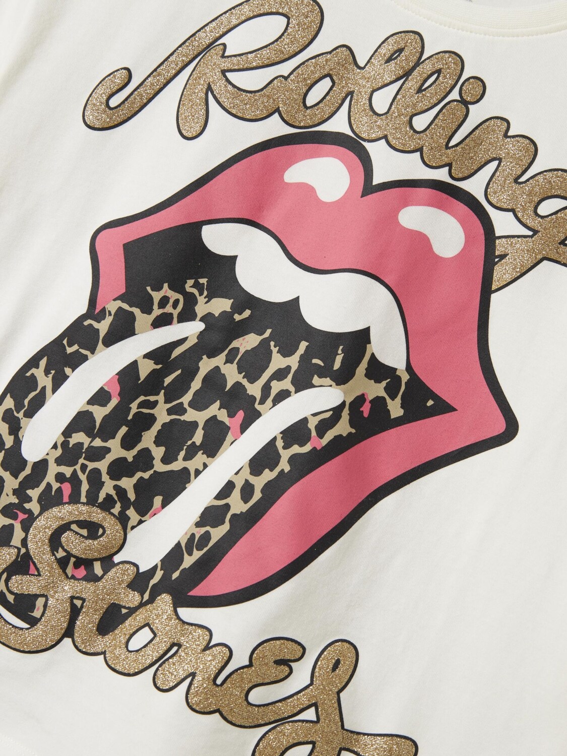 NAME IT Футболка 'Rolling Stones' в белом цвете — фото 3