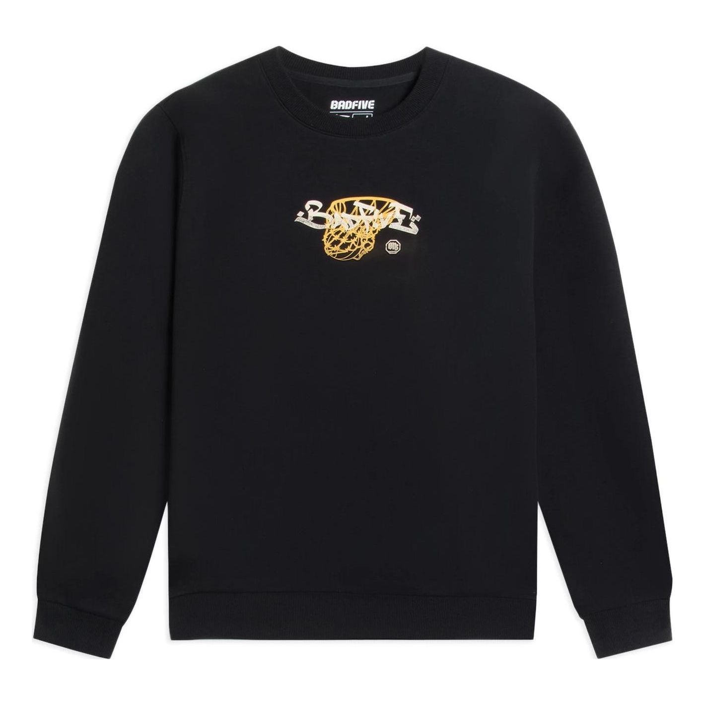 

Спортивная толстовка Li-Ning BadFive Hoops Graphic Sweatshirt 'Black' AWDSB99-4, черный