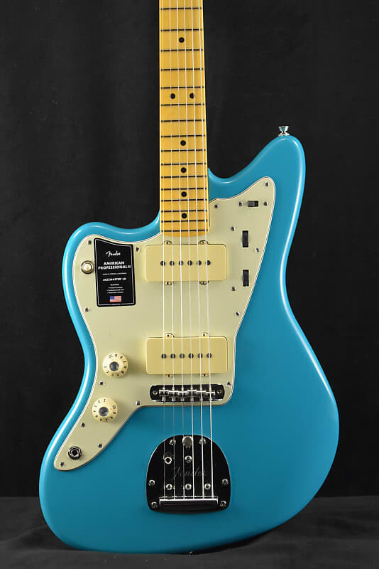 

Электрогитара Fender American Professional II Jazzmaster Left-Hand Miami Blue Maple Fingerboard