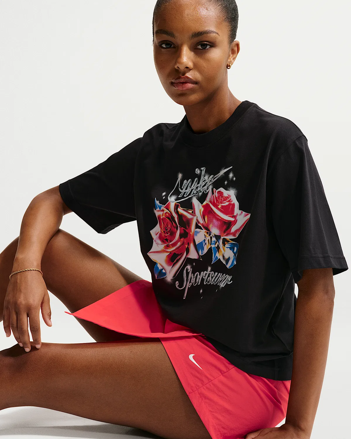 Женская свободная футболка Nike Sportswear, Black